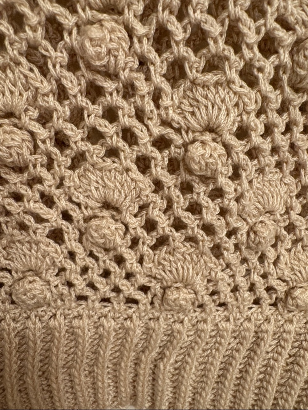 Perfect Boho Beige Summery Sweater - Picture 5 of 6